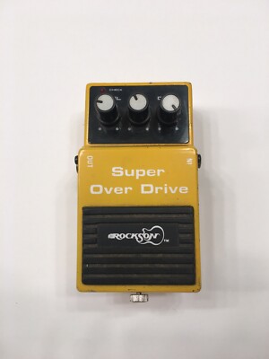 Rockson OD-10 Super Over Drive Rare Vintage JRC4558DD Guitar Effect Pedal