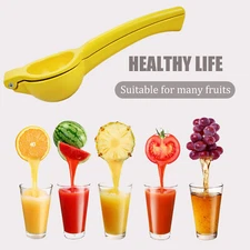 Yellow Manual Lemon Squeezer Citrus Juicer Lemon Juicer Lime Squeezer Press