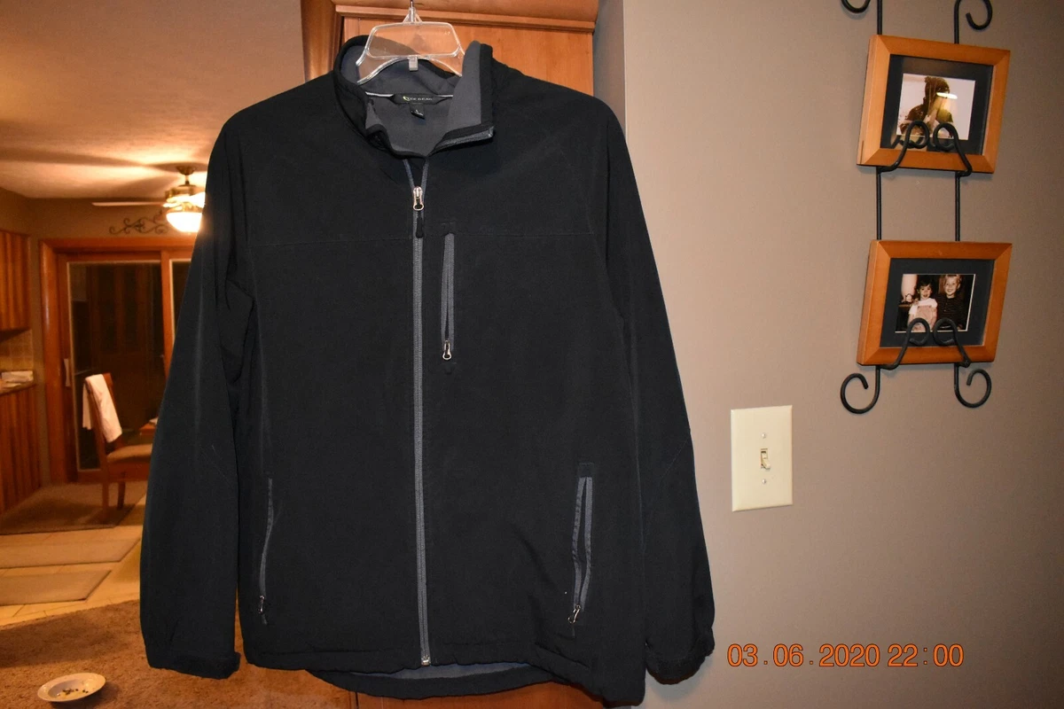 Men's Size Large Tek Gear Black Jacket/coat, full zip, fleece lined