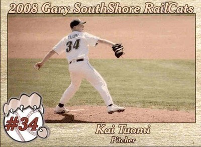 2008 Gary SouthShore RailCats #34 Kai Tuomi Sault Ste Marie Ontario Canada Card