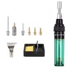 Butane Fer à Souder Gaz Soudure Fer Stylo Outil Kit Accessoire Tout Neuf