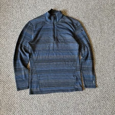 Smartwool Sweater Men Medium Color Thermal Merino Base Layer 1/4 Zip Hiking Camp