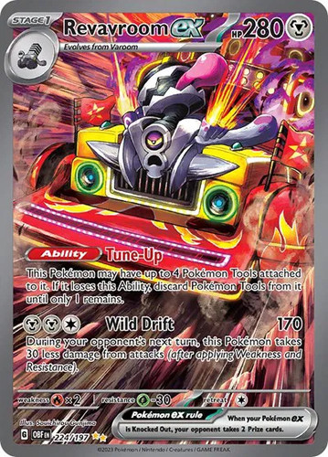 Revavroom ex 224/197 Obsidian Flames Holo Special Illustration Rare NM/M Pokemon