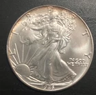 1986 American Silver Eagle $1 - 1 oz .999 Fine Silver - FIRST YEAR OF ISSUE