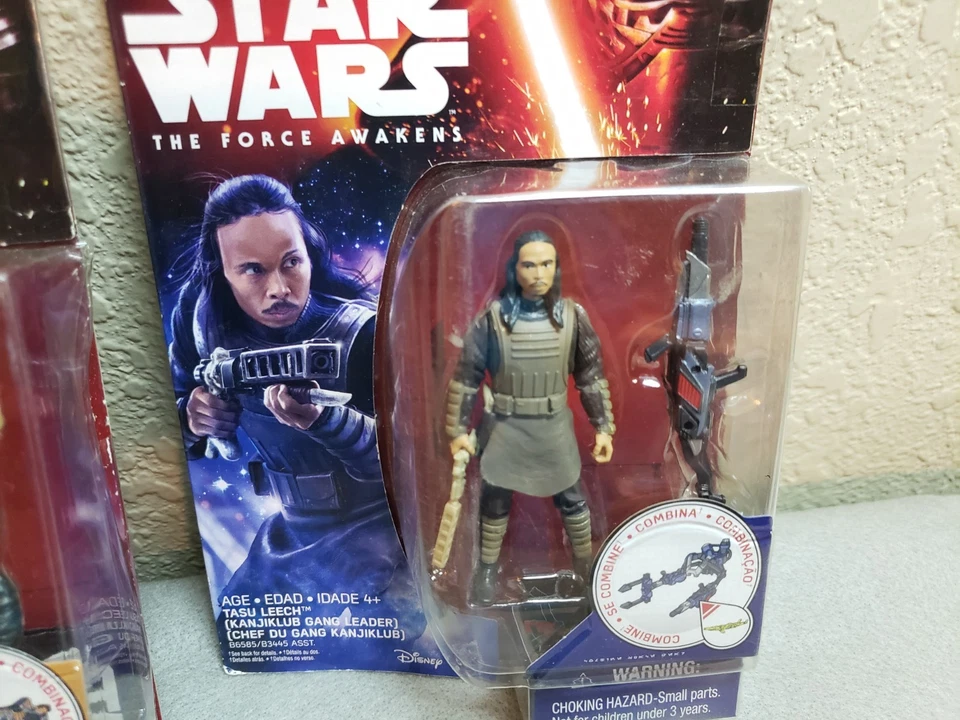 Star Wars The Force Awakens, (LOT of 2) Constable Zuvio & Tasu Leech, Hasbro New - Image 3 of 4