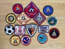 Vintage Mixed Lot Of 15 Soccer Tournament Sew On Patches 1996 - 2004