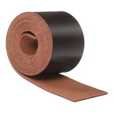Full Grain Leather Strap, 1.6 Inches Wide x 53 Inches Long,Dark Brown