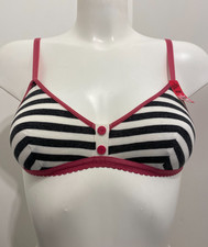 Boobs & Bloomers Black & White Bra wirefree no padding teenager starter teens