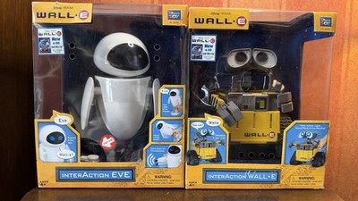 Disney Pixar WALL-E & EVE InterAction Roboter Figuren Set Thinkway Toys OVP 2008