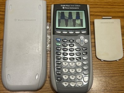 WORKING TI 84 PLUS Silver Edition Calculator Ex Cond w/ screen mks (rho3)
