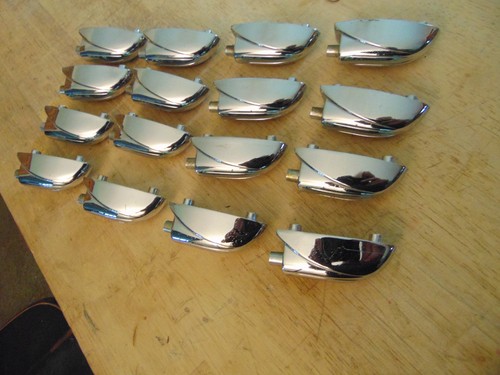 GRETSCH Vintage 1960s Bass Drum,Floor Tom Lugs Set of 16 VERY NICE !!! - Picture 4 of 10