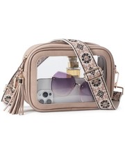 Clear Bag for Stadium Events, Clear Crossbody Purse for Women, Small Stadium ...