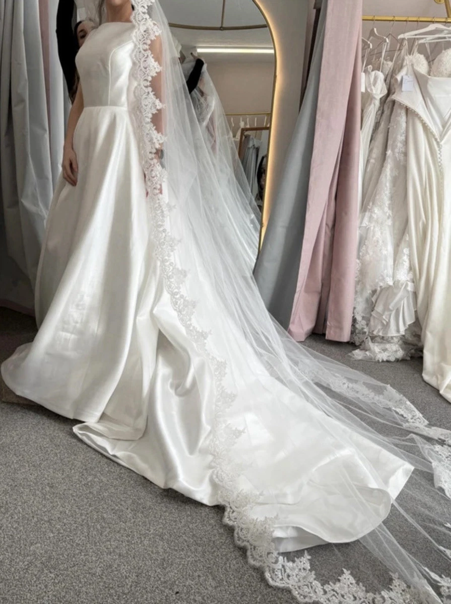 Satin Wedding Dresses for sale | eBay UK
