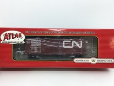 HO Atlas 20001389 Canadian National 40 Postwar Boxcar CN 537672 Metal Wheels