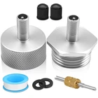 2 PCS RV Winterizing Blowout Adapter 304 Stainless Steel 3/4" Hose Plug