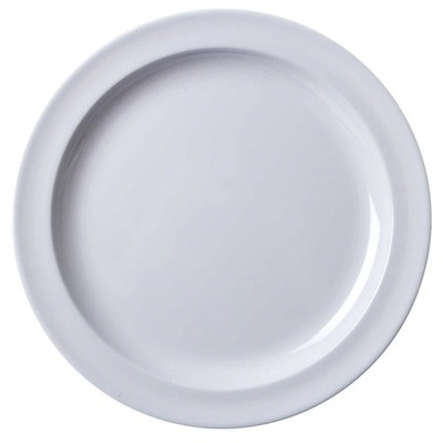 Thunder Group NS109W 1 Dz Nustone White Melamine 9'' Dinner Plate, NSF