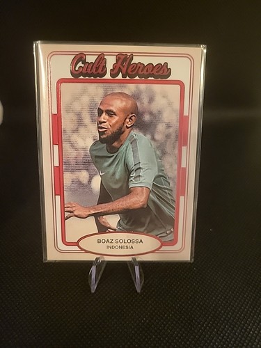 2025 Futera Unique Boaz Solossa 03/05 Indonesia Football Card Rare