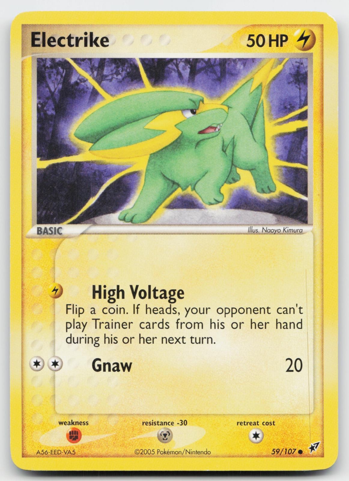 Electrike 59/107 Common Deoxys Pokemon Lightly Played