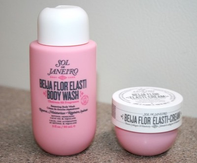 Sol de Janeiro Beija Flor Renewing Body Wash 3oz * Elasti Cream 0.84 Travel Size