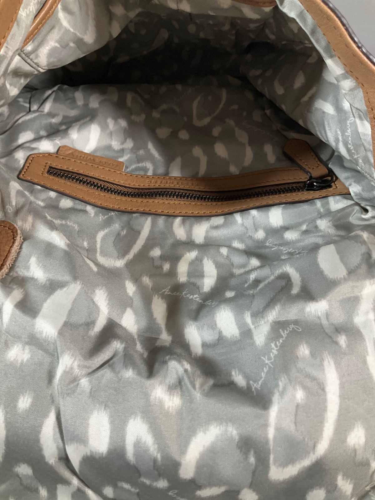 Aimee Kestenberg Bali Leather Backpack - Casual Tan with Adjustable Straps and F image 4