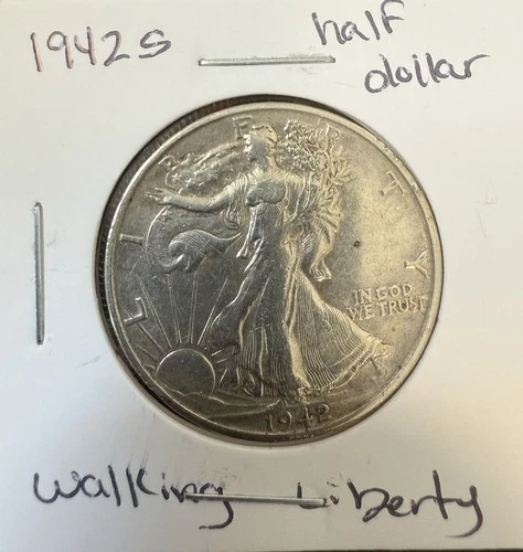 Photo of a 1942-S Walking Liberty Half Dollar from an eBay listing that sold on Jul 21, 2026