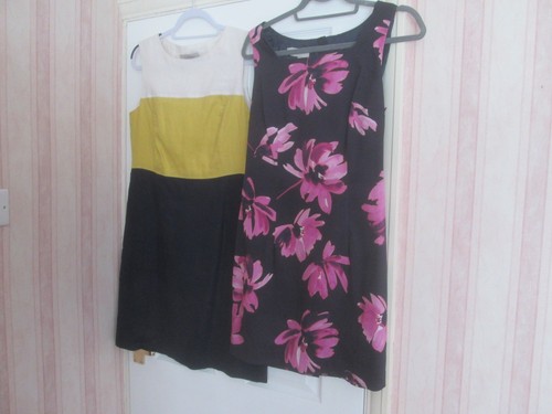 HOBBS DRESSES X 2 - SIZE 12 - GOOD CONDITION