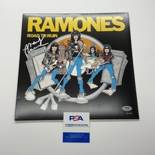 Marky Ramone Signed Vinyl Album “Road To Ruin” The Ramones PSA COA Autographed