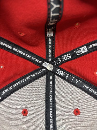 Cappello berretto St. Louis Cardinals aderente taglia 7 1/4 ref nuova epoca 59fifty MLB - Foto 7 di 9
