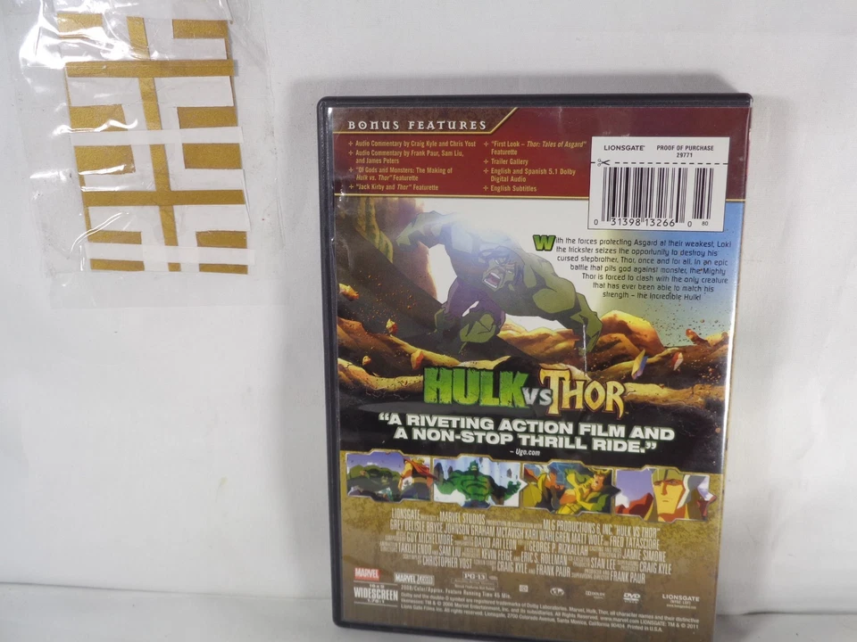 Hulk Vs. Thor (DVD - Image 2 of 2
