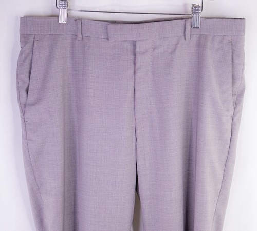Z Zegna 2-teiliger Anzug Drop 7 Puppytooth Flieder Wolljacke Gr. 46R Hose 28X31 2-Knopf - Bild 16 von 19