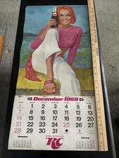 1970 RC Cola Calendar.  24 X 11.  Very Good Condition.  Rare.