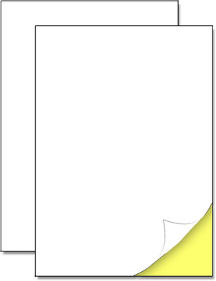 50 Blatt, Etiketten Selbstklebend Bedruckbar, Sticker Papier Zum Bedrucken A4 -