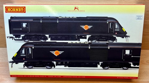 Hornby "OO" Spur R2705 Grand Central Trains Class 43 HST Originalverpackt (DCC-fähig) Neu.