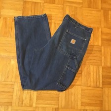 Vintage Carhartt Dungaree Workwear Denim Jeans