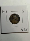 1914 D Lincoln Wheat Cent 1C VF Detail Key Date