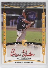 2014 Leaf Perfect Game Showcase Auto Gold 11/50 Bryce Denton #A-BD1 Auto 0af