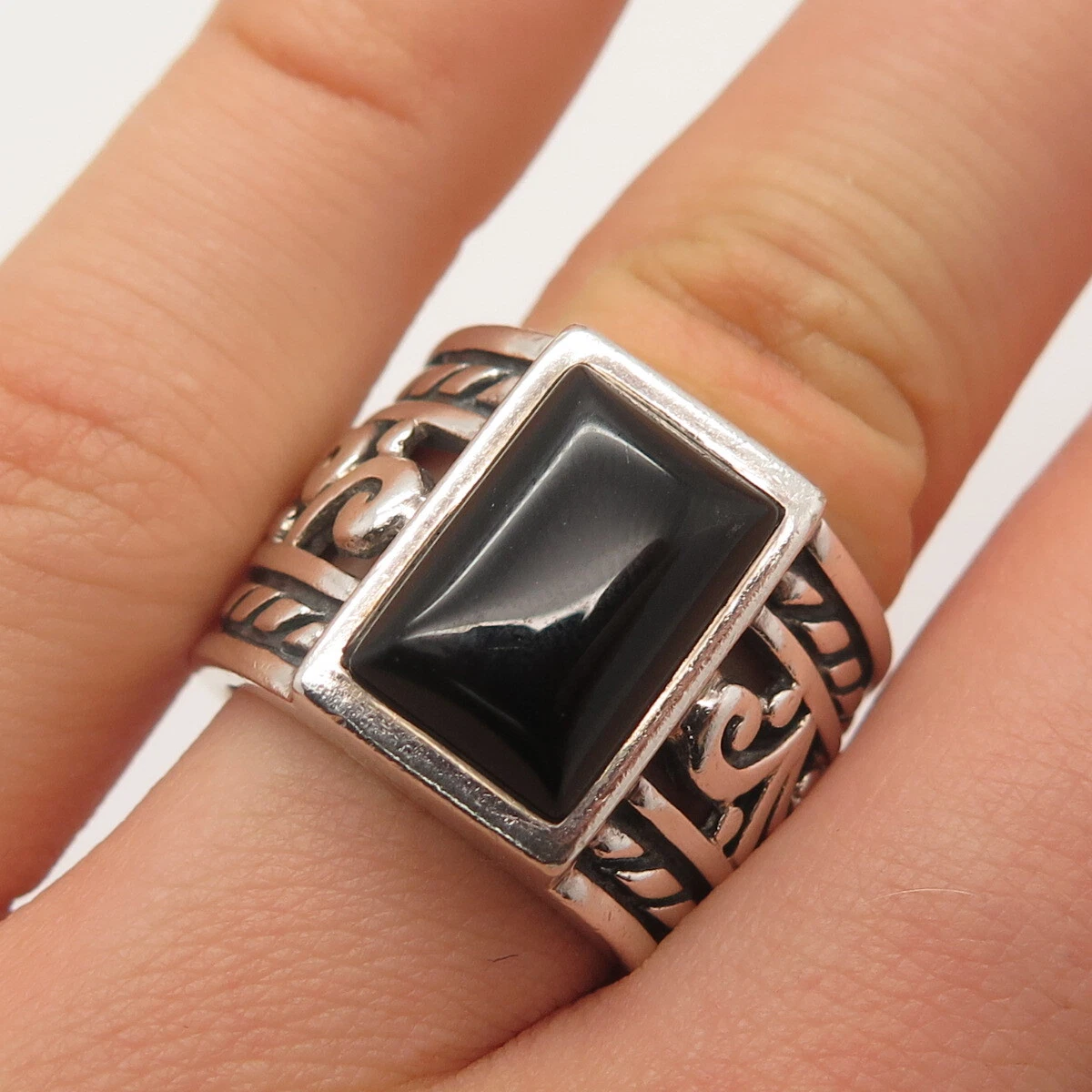 Silpada black onyx ring deals