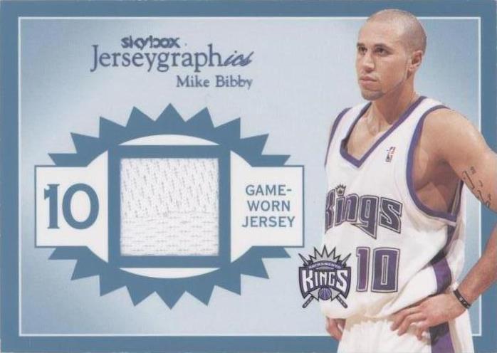 2003-04 Skybox Autographics - Mike Bibby #J-MB2 - 1 of 2