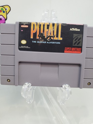 COMBO Pitfall: The Mayan Adventure/NHL 95 (Nintendo, SNES) - AUTHENTIC - TESTED* - Picture 3 of 5