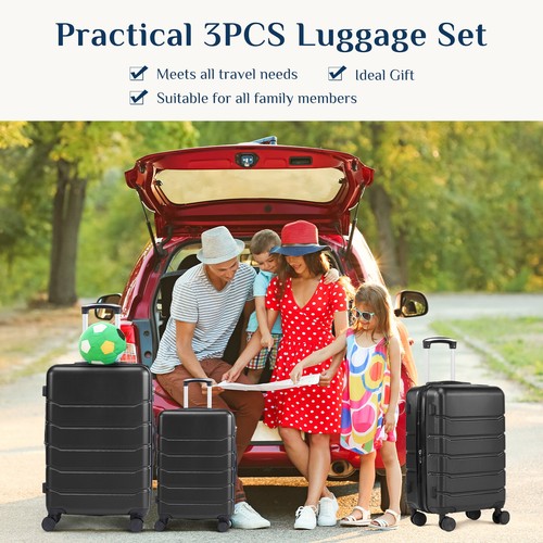 20/24/28 inch TSA Lock Luggage, Expandable Hard Shell ABS Suitcase with Wheels - Picture 3 of 17