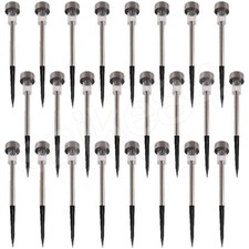 Image of Solar Powered LED Garden Lights Color Changing Outdoor Stake Lamp for Patio Lawn
