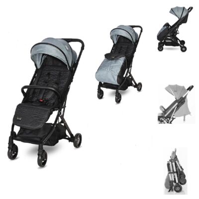 Lorelli Kinderwagen Myla Aluminiumrahmen Korb Fußsack klappbar mit Zusatzgriff