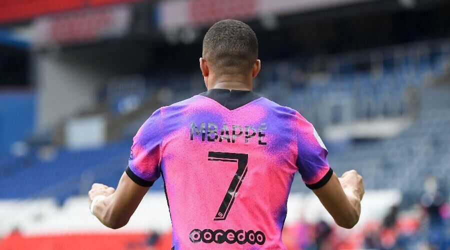【パリ・サンジェルマンFC】7エムバペ2020-2021ユニフォーム(NIKE) NIKE #7 エムバペ ムバッペ パリサンジェルマン PSG