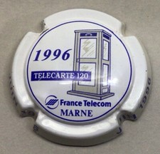 FRANCE TELECOM - MARNE - JUIN 1996 - CAPSULE CHAMPAGNE - TELECARTE 120