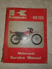 78-80 Kawsaki KE125 Factory Repair Service Manual 99924-1010-02