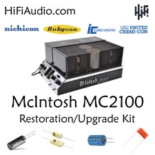 McIntosh MC2100 amplifier rebuild restoration recap upgrade kit filter capacitor