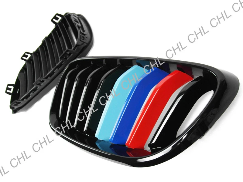 Parrilla delantera color M negro brillante para BMW 220i 228i 235i M235i 14-18 Foto 2 de 2