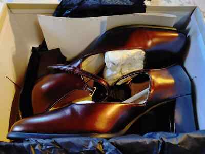 9.2.5 with Lycra Brown Luster Heels Tori Size 7 M Ankle Strap With Box