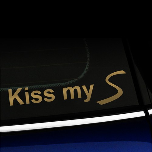 Kiss my S - Funny Sticker Decal for MINI Cooper S - Choose the color! - Picture 11 of 26