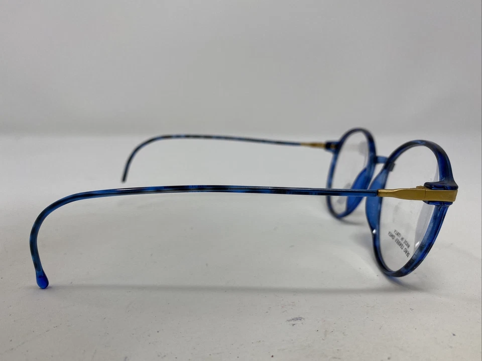 Marco de gafas JG Hook Italy BLAIR C.02 50-18-140 azul tortuga borde completo TE96 Foto 4 de 4